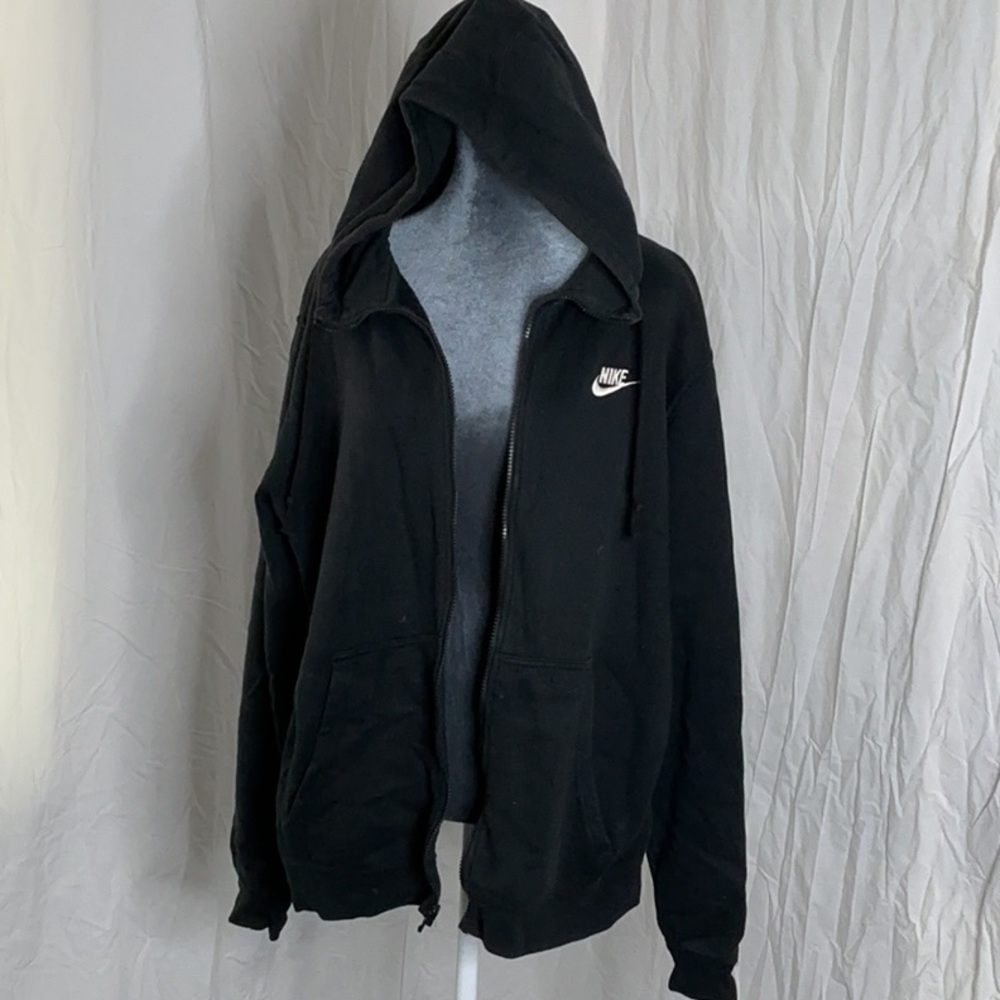 Nike Black Lightweight Zip-Up Jacket - image 1